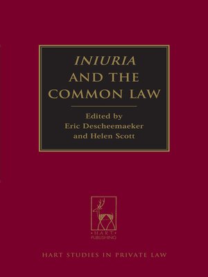cover image of Iniuria and the Common Law